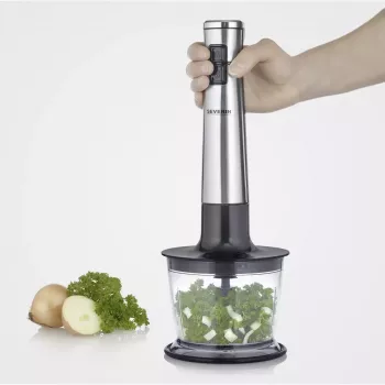 Frullatore a immersione Severin SM 3775 nero acciaio inox