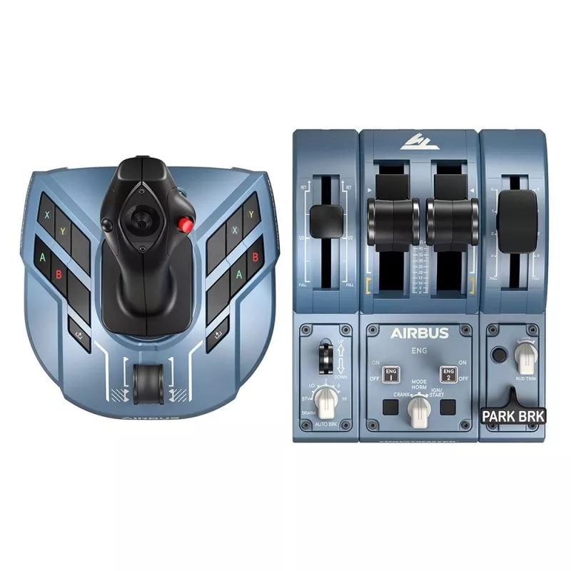 Thrustmaster TCA Captain Pack X Airbus Edition nero, grigio USB joystick + manetta analogico PC, Xbox