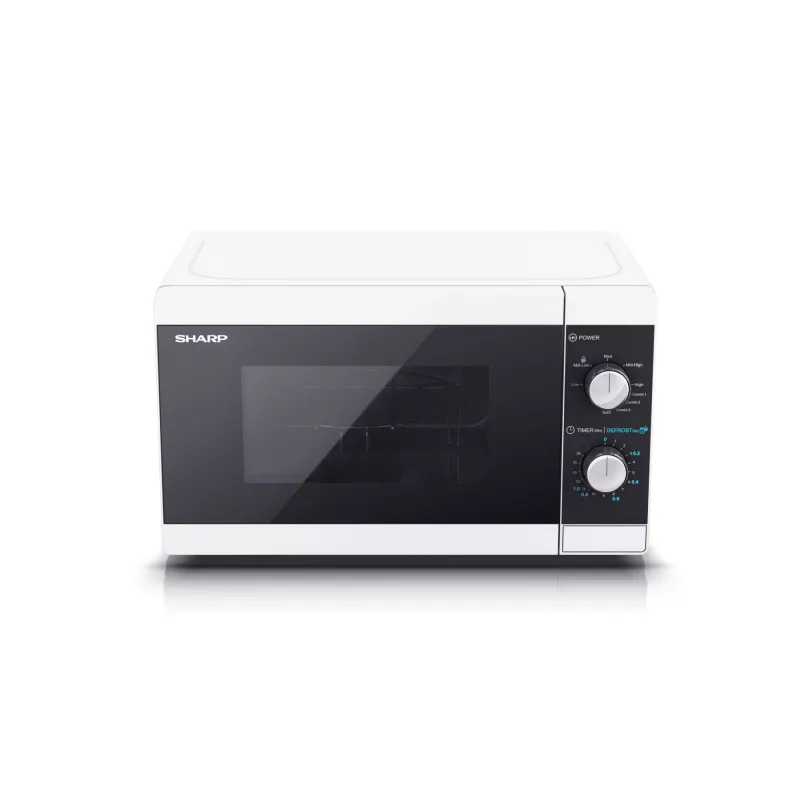 Forno a microonde Sharp YC-MG01E-W nero, bianco microonde con grill da tavolo 20 L 800 W