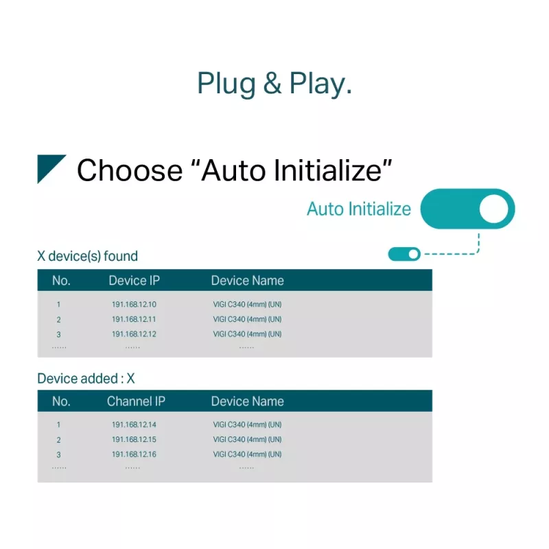 Videoregistratore di rete TP-Link VIGI 4 canali PoE+