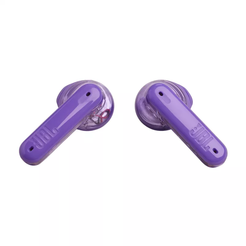 Auricolari JBL Tune Flex Ghost Edition True Wireless Stereo (TWS) in-ear per chiamate/musica Bluetooth viola, traslucido
