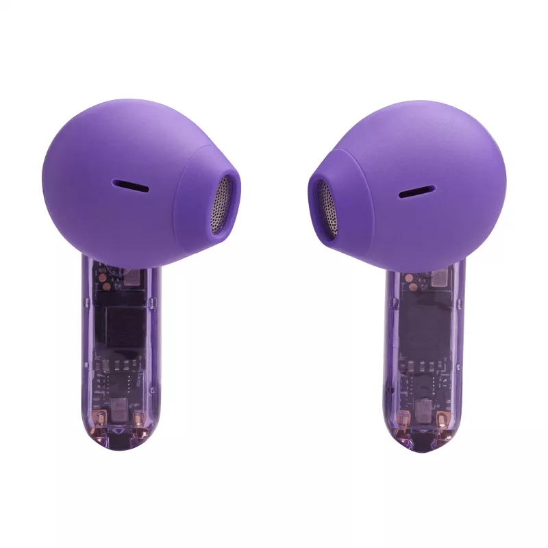 Auricolari JBL Tune Flex Ghost Edition True Wireless Stereo (TWS) in-ear per chiamate/musica Bluetooth viola, traslucido