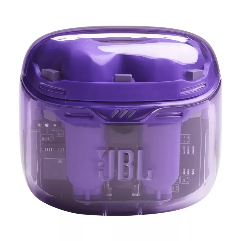 Auricolari JBL Tune Flex Ghost Edition True Wireless Stereo (TWS) in-ear per chiamate/musica Bluetooth viola, traslucido