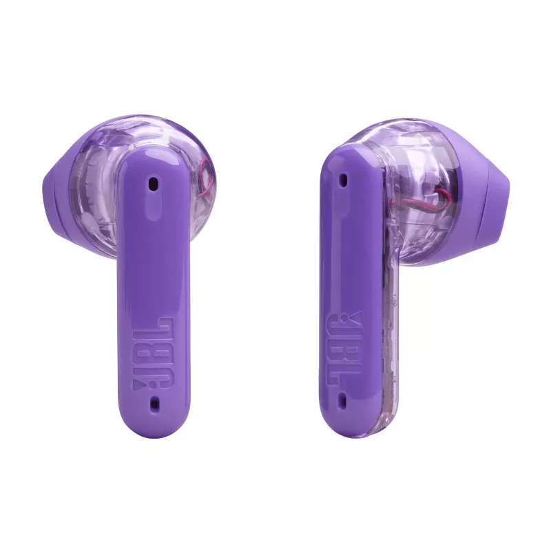 Auricolari JBL Tune Flex Ghost Edition True Wireless Stereo (TWS) in-ear per chiamate/musica Bluetooth viola, traslucido