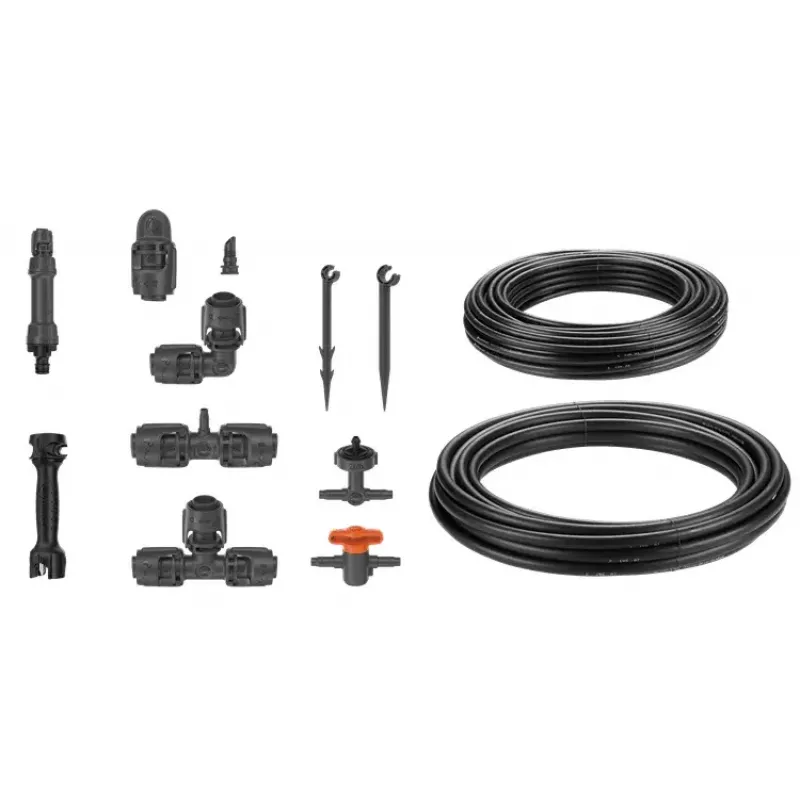 Set di micro-irrigazione a goccia Gardena 13455-20 lunghezza tubo 15 m nero verde