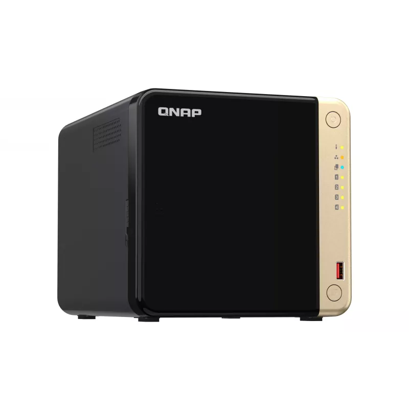NAS QNAP TS-464 Tower Intel® Celeron® N5095 8 GB DDR4 0 TB QNAP QTS nero