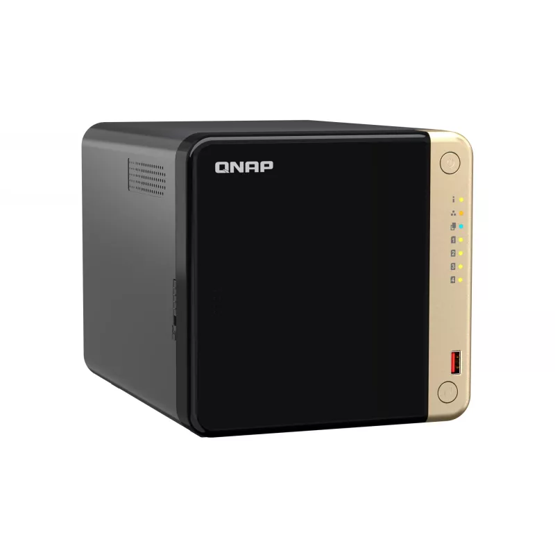 NAS QNAP TS-464 Tower Intel® Celeron® N5095 8 GB DDR4 0 TB QNAP QTS nero
