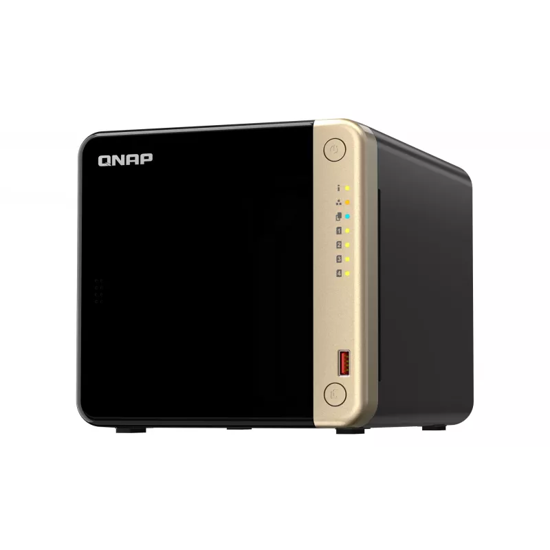 NAS QNAP TS-464 Tower Intel® Celeron® N5095 8 GB DDR4 0 TB QNAP QTS nero