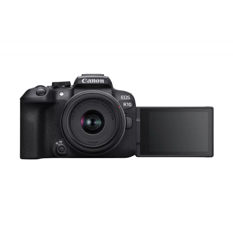 Canon EOS R10 + RF-S 18-45mm F4.5-6.3 IS STM MILC 24,2 MP CMOS 6000 x 4000 pixel nero