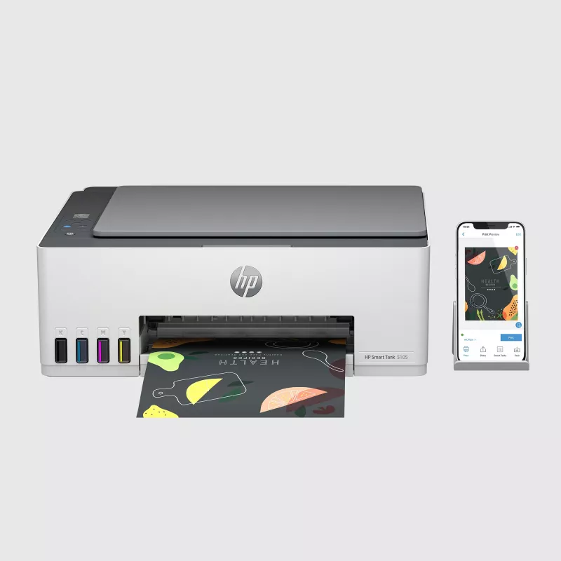 HP Smart Tank 5105 stampante all-in-one wireless a colori, copiatrice, scanner