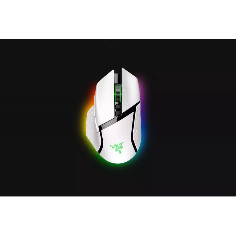 Razer Basilisk V3 Pro mouse wireless per giocatori, bianco