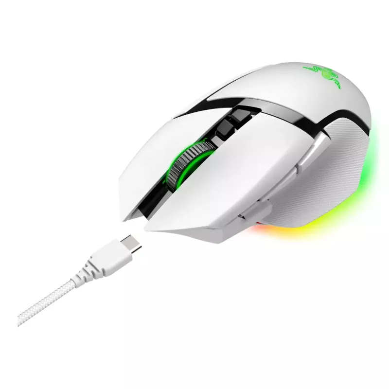 Razer Basilisk V3 Pro mouse wireless per giocatori, bianco