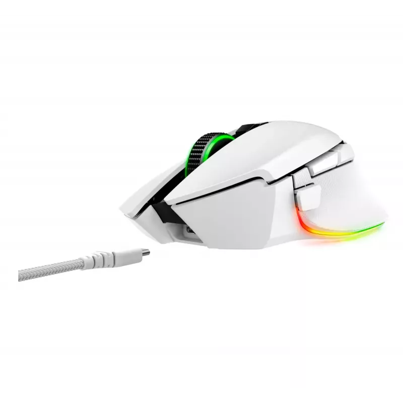 Razer Basilisk V3 Pro mouse wireless per giocatori, bianco
