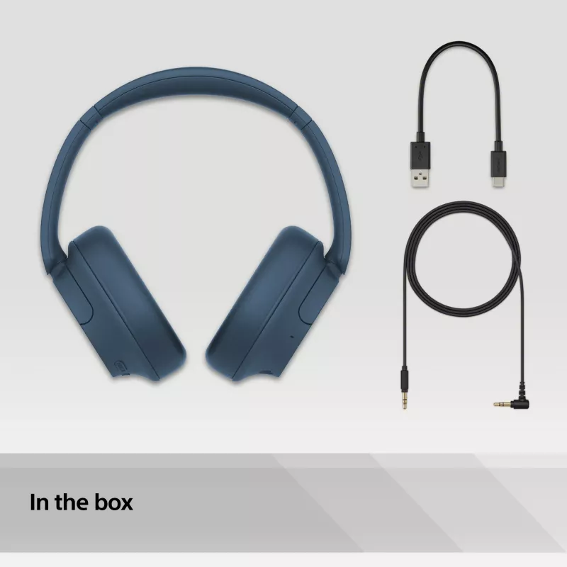 Sony WH-CH720N cuffie wireless con cancellazione del rumore, blu