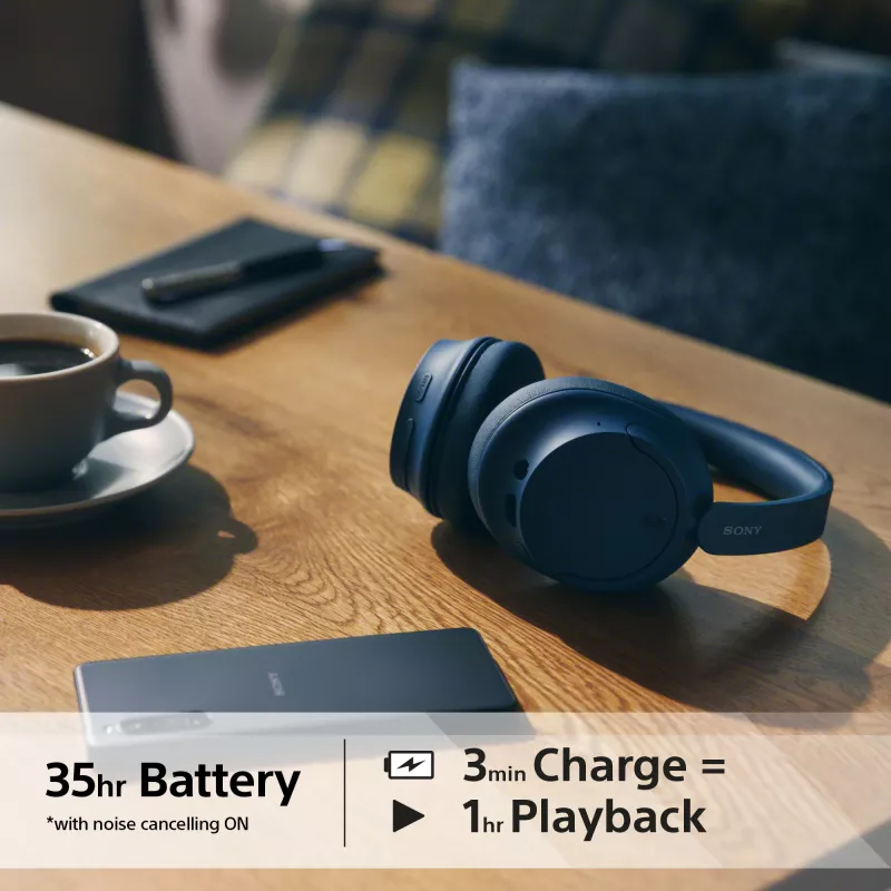Sony WH-CH720N cuffie wireless con cancellazione del rumore, blu