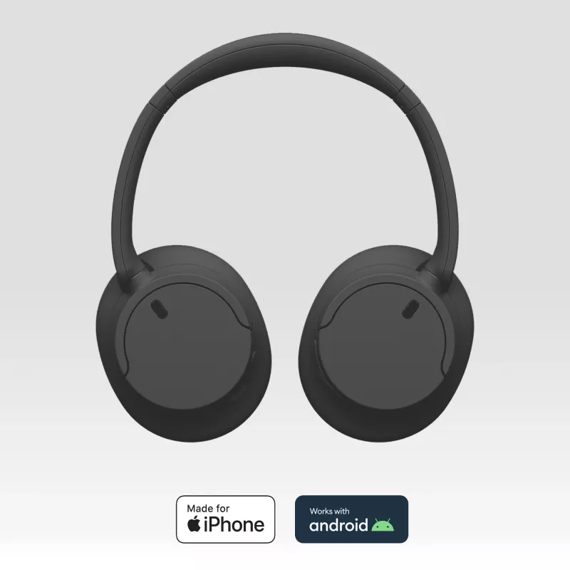 Sony WH-CH720N Cuffie wireless con cancellazione del rumore, nero (WHCH720NB.CE7)