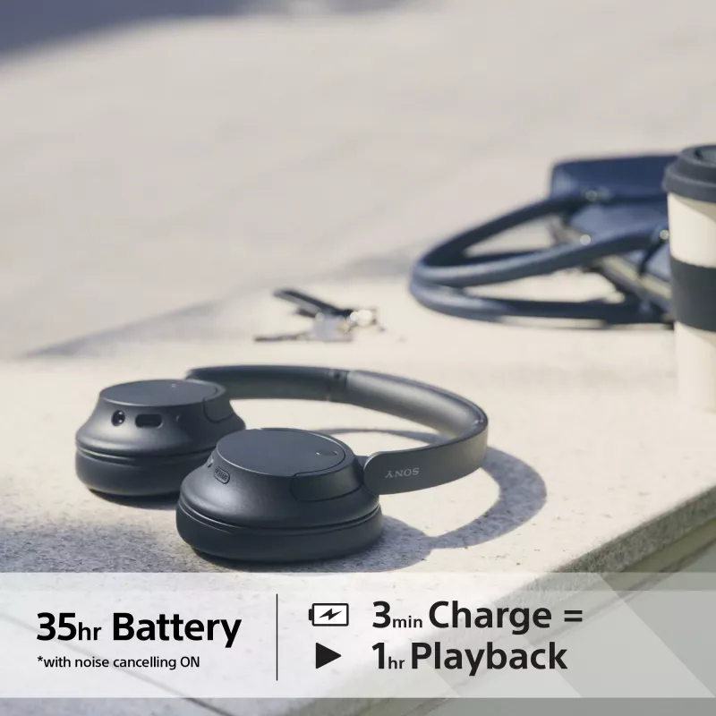 Sony WH-CH720N Cuffie wireless con cancellazione del rumore, nero (WHCH720NB.CE7)