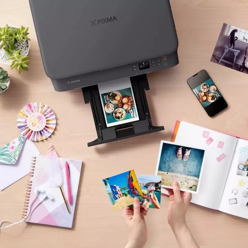 Canon PIXMA TS5350i stampante multifunzione a getto d'inchiostro a colori 3 in 1, A4, 4800 x 1200 DPI, Wi-Fi, fronte-retro, nera