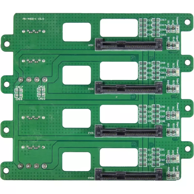 Inter-Tech IPC 3U-3508 chassis per server di archiviazione, rack 48,3 cm 3U, ATX, SATA/SAS Hot-Swap, 2x vani esterni da 5,25 pollici, senza alimentatore, nero
