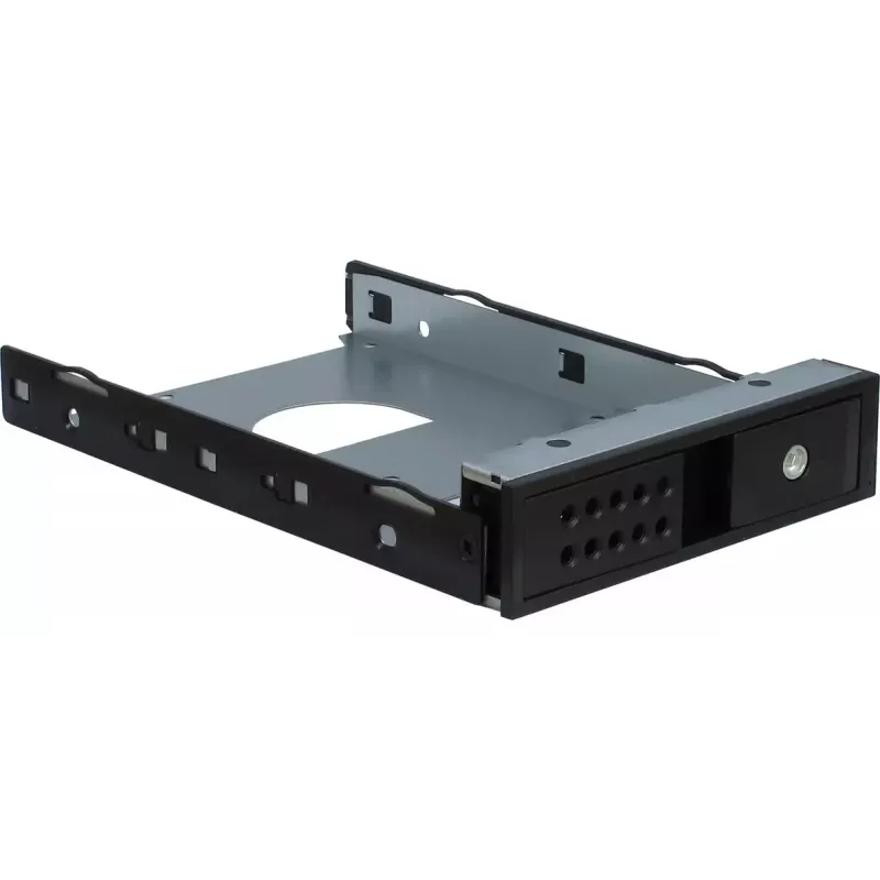 Inter-Tech IPC 3U-3508 chassis per server di archiviazione, rack 48,3 cm 3U, ATX, SATA/SAS Hot-Swap, 2x vani esterni da 5,25 pollici, senza alimentatore, nero
