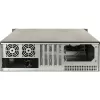 Inter-Tech IPC 3U-3508 chassis per server di archiviazione, rack 48,3 cm 3U, ATX, SATA/SAS Hot-Swap, 2x vani esterni da 5,25 pollici, senza alimentatore, nero