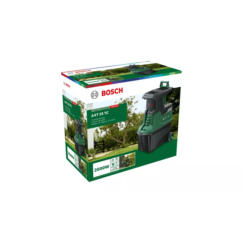 Bosch AXT 25 TC biotrituratore da giardino 2500 W 53 L turbina