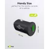 Goobay caricabatterie rapido auto dual-USB USB-C PD 45W nero