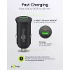 Goobay caricabatterie rapido auto dual-USB USB-C PD 45W nero