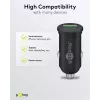 Goobay caricabatterie rapido auto dual-USB USB-C PD 45W nero