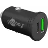 Goobay caricabatterie rapido auto dual-USB USB-C PD 45W nero