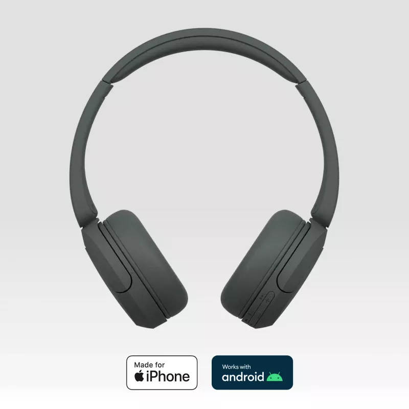Sony WH-CH520 headset wireless archetto chiamate/musica USB Type-C Bluetooth nero