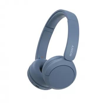 Sony WH-CH520 cuffie wireless archetto headset telefonate/musica USB Type-C blu