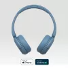 Sony WH-CH520 cuffie wireless archetto headset telefonate/musica USB Type-C blu
