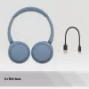 Sony WH-CH520 cuffie wireless archetto headset telefonate/musica USB Type-C blu