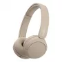 Sony WH-CH520 Cuffie Wireless Ad Archetto Telefonate/Musica USB Type-C Bluetooth Base Di Ricarica Crema