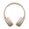 Sony WH-CH520 Cuffie Wireless Ad Archetto Telefonate/Musica USB Type-C Bluetooth Base Di Ricarica Crema