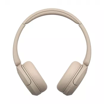 Sony WH-CH520 Cuffie Wireless Ad Archetto Telefonate/Musica USB Type-C Bluetooth Base Di Ricarica Crema