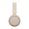 Sony WH-CH520 Cuffie Wireless Ad Archetto Telefonate/Musica USB Type-C Bluetooth Base Di Ricarica Crema