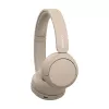 Sony WH-CH520 Cuffie Wireless Ad Archetto Telefonate/Musica USB Type-C Bluetooth Base Di Ricarica Crema