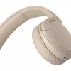 Sony WH-CH520 Cuffie Wireless Ad Archetto Telefonate/Musica USB Type-C Bluetooth Base Di Ricarica Crema