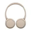 Sony WH-CH520 Cuffie Wireless Ad Archetto Telefonate/Musica USB Type-C Bluetooth Base Di Ricarica Crema