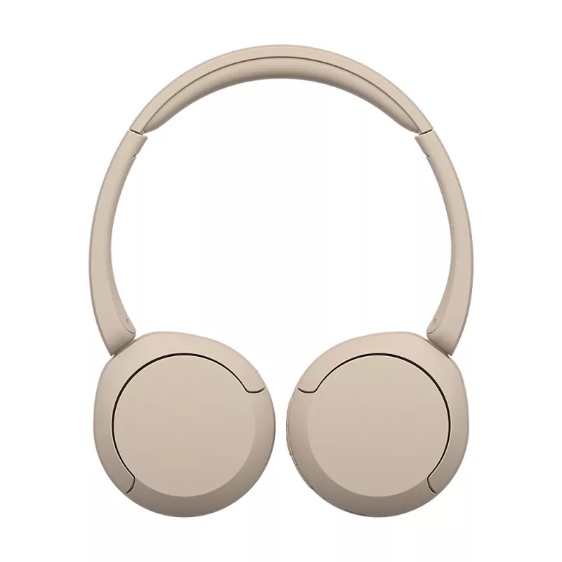 Sony WH-CH520 Cuffie Wireless Ad Archetto Telefonate/Musica USB Type-C Bluetooth Base Di Ricarica Crema