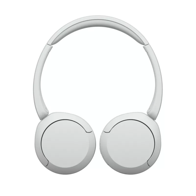 Sony WH-CH520 cuffie on-ear wireless, Bluetooth 5.2, 50 ore di riproduzione, ricarica USB-C, bianco