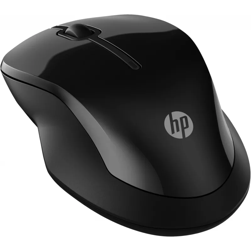 HP 250 Dual Mouse, ambidestro, Bluetooth + USB Type-A, 1600 DPI, Nero