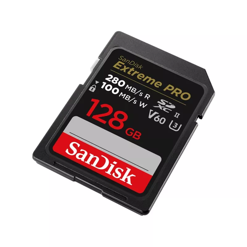 WESTERN DIGITAL SanDisk PRO 128GB V60 UHS-II Schede SD 280/100MB/s V60 C10 UHS-II