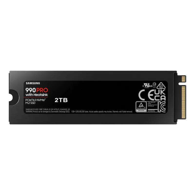 Unità SSD Samsung 990 PRO con Heatsink 2000 GB M.2 2280 M.2 NVMe MZ-V9P2T0CW