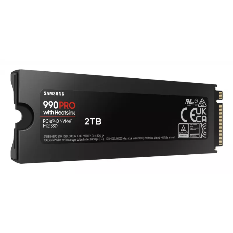 Unità SSD Samsung 990 PRO con Heatsink 2000 GB M.2 2280 M.2 NVMe MZ-V9P2T0CW