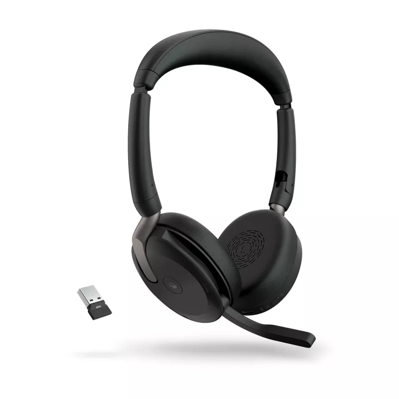 Jabra Evolve2 65 Flex - Link380a MS Stereo (Ricarica Wireless)