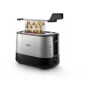 Philips Viva Collection HD2635/90 Tostapane 7 2 Fette Nero, Titanio