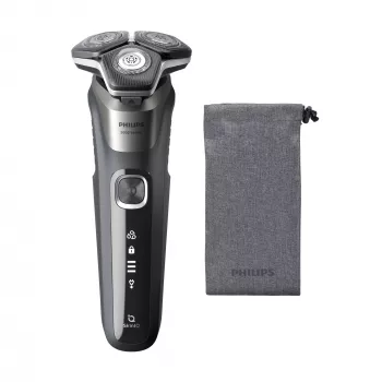 Philips SHAVER Series 5000 S5887/10 Rasoio Wet & Dry e Custodia Morbida